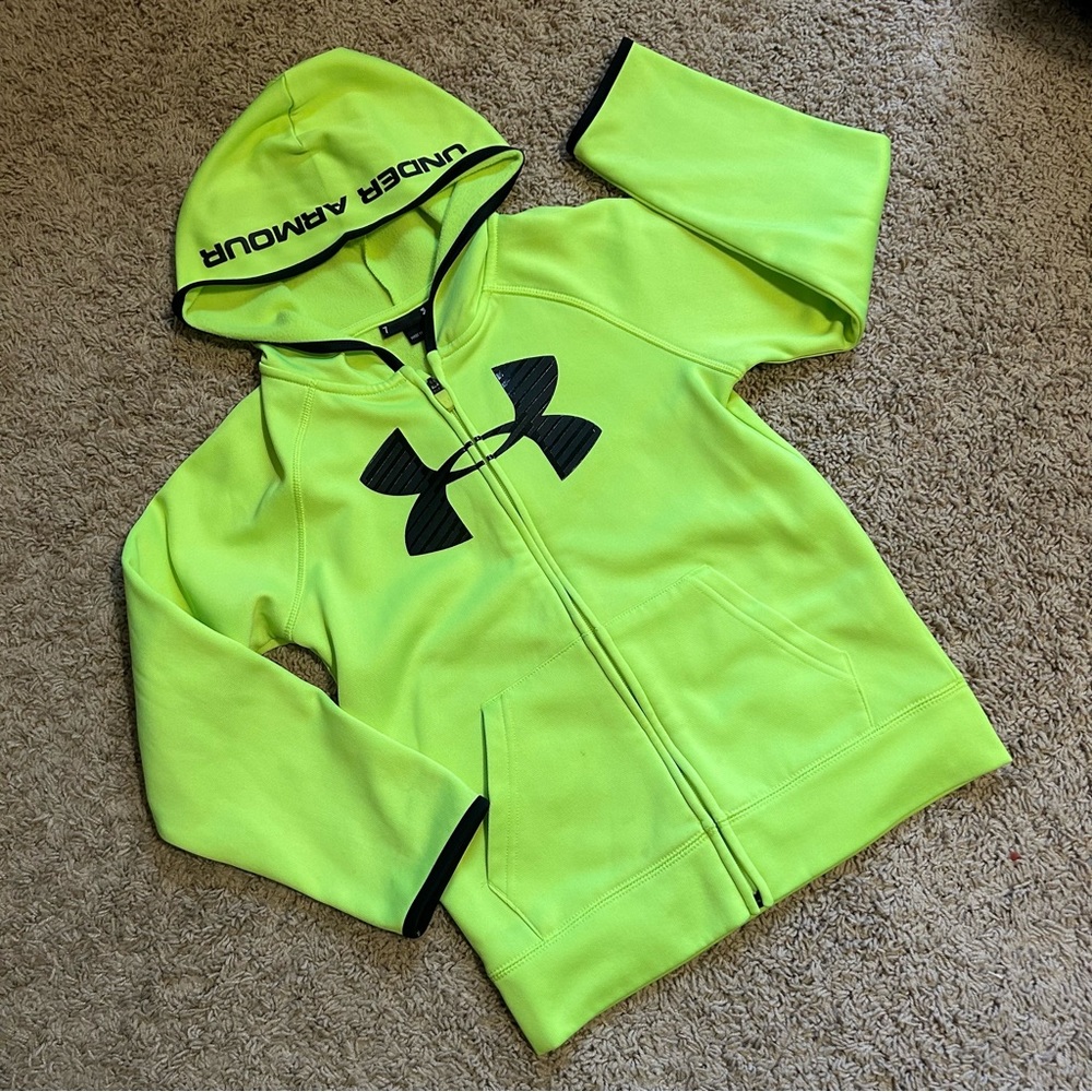 Under Armour Full Zip Hoodie Boys Size 7